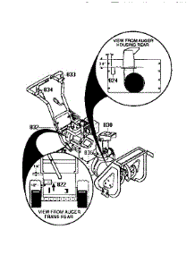 Decals parts for Dynamark Gas Snowblower G2484-010 from AppliancePartsPros.com