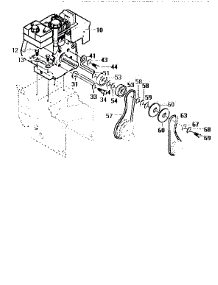 Engine Assembly parts for Dynamark Gas Snowblower G2814000 from AppliancePartsPros.com