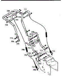 Handle Assembly parts for Canadiana Gas Snowblower G2814000 from AppliancePartsPros.com