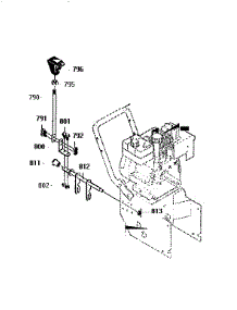Shift Yoke Assembly parts for Signature Gas Snowblower G2814000 from AppliancePartsPros.com