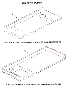 Standard Stainless Steel Sinks parts for Dwyer Range G30SB from AppliancePartsPros.com