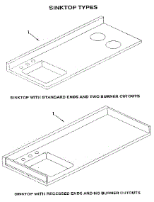 Standard Stainless Steel Sinks parts for Dwyer Range G57SC from AppliancePartsPros.com