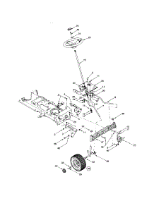 Steering / Wheel / Tire / Rim parts for Bolens Front-Engine Lawn Tractor G808H from AppliancePartsPros.com