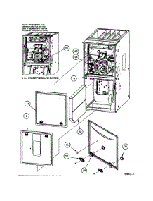 Doors Asy parts for Icp Furnace G9MVT0802120A1 from AppliancePartsPros.com