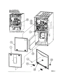 Doors Assy parts for Icp Furnace G9MVT1002120A1 from AppliancePartsPros.com