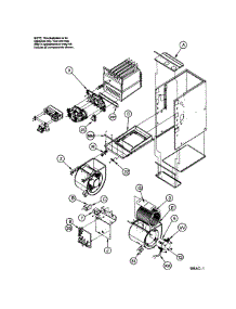 Cabinet Parts parts for Icp Furnace G9MXE0801716A1 from AppliancePartsPros.com