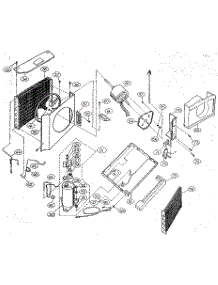 Unit Parts parts for Goldstar Room Air Conditioner GA-0510AC from AppliancePartsPros.com