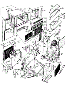 Unit Image parts for Goldstar Room Air Conditioner GA-0511BC from AppliancePartsPros.com