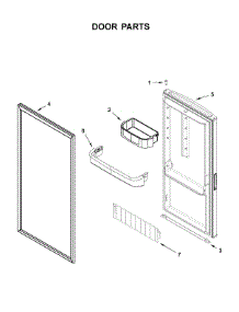 Door Parts parts for Gladiator Refrigerator GAFZ30FDGB00 from AppliancePartsPros.com