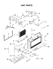 Unit Parts parts for Gladiator Refrigerator GAFZ30FDGB01 from AppliancePartsPros.com