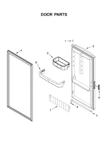Door Parts parts for Gladiator Refrigerator GAFZ30FDGB02 from AppliancePartsPros.com