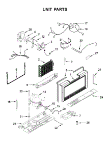 Unit Parts parts for Gladiator Refrigerator GAFZ30FDGB02 from AppliancePartsPros.com