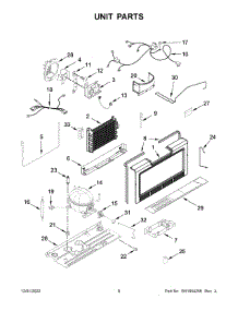Unit Parts parts for Gladiator Upright Freezer GAFZ30FDGB05 from AppliancePartsPros.com