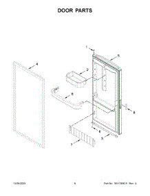 Door Parts parts for Gladiator Upright Freezer GAFZ30FDGB06 from AppliancePartsPros.com