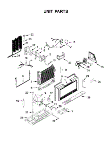 Unit Parts parts for Gladiator Refrigerator GARF30FDGB00 from AppliancePartsPros.com
