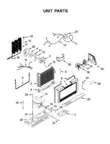 Unit Parts parts for Gladiator Refrigerator GARF30FDGB01 from AppliancePartsPros.com