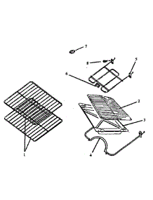 Oven Components parts for Amana Electric Range GBE22AA0PT/P1142484NW from AppliancePartsPros.com