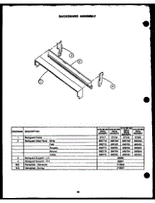 Backguard Assembly (Gbp24aa0pu) (Sbp24aa0pu) (Gbk24aa0pu) (Sbk24aa0pu) (Gbp26aa) (Sbp26aa) (Gbk26aa) (Sbk26aa) (Sbp26ab) (Gbp26ab) (Sbk26ab) (Gbk26ab) parts for Amana Gas Range GBK24AA0PU from AppliancePartsPros.com