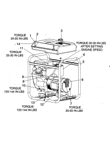 Front Cabinet parts for Devilbiss Generator GBVE8000-1 from AppliancePartsPros.com