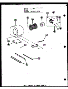 Belt Drive Blower Parts (Gc-65De / P96331-1F) (Gc-80De / P96331-3F) (Gc-105De / P96331-5F) (Gc-120De / P96331-8F) parts for Amana Furnace GC-105DE/P96331-5F from AppliancePartsPros.com