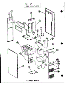 Cabinet Parts (Gc-65De-2 / P96252-2F) (Gc-65De-2 / P96306-2F) (Gc-80De-3 / P96252-4F) (Gc-80De-3 / P96306-4F) (Gc-105De-3 / P96252-7F) (Gc-105De-3 / P96306-7F) parts for Amana Furnace GC-105E-3/P96252-6F from AppliancePartsPros.com