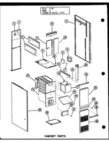 Cabinet Parts (Gc-65De / P96252-1F) (Gc-65De / P96306-1F) (Gc-80De / P96252-3F) (Gc-80De / P96306-3F) (Gc-105De / P96252-5F) (Gc-105De / P96306-5F) (Gc-120De / P96252-8F) (Gc-120De / P96306-8F) parts for Amana Furnace GC-80DE/P96306-3F from AppliancePartsPros.com