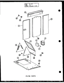 Filter Parts (Gc65df-2 / P96331-12F) (Gc80df / P96331-13F) (Gc80df-3 / P96331-14F) (Gc105df / P96331-15F) (Gc105df-3 / P96331-16F) (Gc120df / P96331-17F) (Gc120df-3.5 / P96331-18F) (Gc140df-4 / P96331-19F) parts for Amana Furnace GC105DF-3/P96331-16F from AppliancePartsPros.com