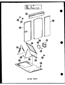 Filter Parts (Gc65df-2 / P96382-1F) (Gc80df / P96382-2F) (Gc80df-3 / P96382-3F) (Gc105df / P96382-4F) (Gc105df-3 / P96382-5F) (Gc120df / P96382-6F) (Gc120df-3.5 / P96382-7F) (Gc140df-4 / P96382-8F) parts for Amana Furnace GC105DF-3/P96382-5F from AppliancePartsPros.com