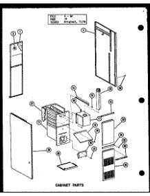 Cabinet Parts (Gc65df-2 / P96382-1F) (Gc80df / P96382-2F) (Gc80df-3 / P96382-3F) (Gc105df / P96382-4F) (Gc105df-3 / P96382-5F) (Gc120df / P96382-6F) (Gc120df-3.5 / P96382-7F) (Gc140df-4 / P96382-8F) parts for Amana Furnace GC105DF/P96331-23F from AppliancePartsPros.com