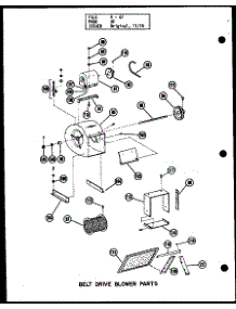 Belt Drive Blower Parts (Gl-105E-R3 / P96328-9F) (Gl-120E-R3 / P96328-10F) (Gl-140E-R4 / P96328-11F) (Gl-160E-R4 / P96328-12F) (Gl-200E-R4 / P96328-13F) parts for Amana Furnace GC120DF/P96331-17F from AppliancePartsPros.com