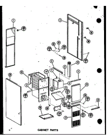 Cabinet Parts (Gce65dn-2 / P68837-1F) (Gce80dn / P68837-2F) (Gce80dn-3 / P68837-3F) (Gce105dn / P68837-4F) (Gce105dn-3 / P68837-5F) (Gce120dn / P68837-6F) (Gce120dn-3.5 / P68837-7F) parts for Amana Furnace GC120DN-3.5/P68838-4F from AppliancePartsPros.com