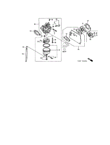 Carburetor parts for Honda Lawn & Garden Engine GC160A-MHA2 from AppliancePartsPros.com