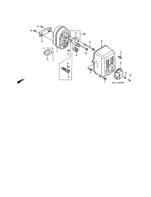 Muffler parts for Honda Lawn & Garden Engine GC160A-MHA2 from AppliancePartsPros.com