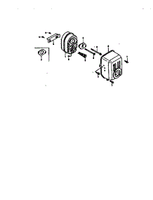Muffler parts for Honda Lawn & Garden Engine GC160VXA from AppliancePartsPros.com