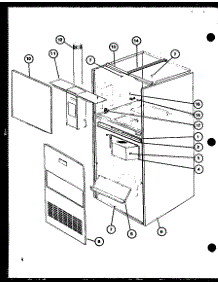 Cabinet Assembly parts for Amana Furnace GC50-2/P69589-1F from AppliancePartsPros.com