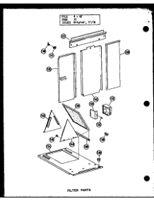 Filter Parts (Gc65df-2 / P96331-20F) (Gc80df / P96331-21F) (Gc80df-3 / P96331-22F) (Gc105df / P96331-23F) (Gc105df-3 / P96331-24F) (Gc120df / P96331-25F) (Gc120df-3.5 / P96331-26F) (Gc140df-4 / P96331-27F) parts for Amana Furnace GC65DF-2/P96331-20F from AppliancePartsPros.com