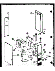 Cabinet Parts (Gc65dj-2 / P96455-1F) (Gc80dj / P96455-2F) (Gc80dj-3 / P96455-3F) (Gc105dj / P96455-4F) (Gc105dj-3 / P96455-5F) (Gc120dj / P96455-6F) (Gc120dj-3.5 / P96455-7F) (Gc140dj-4 / P96455-8F) parts for Amana Furnace GC65DJ-2/P96455-9F from AppliancePartsPros.com