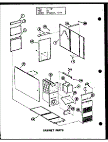 Cabinet Parts (Gl-105E-R3 / P96328-9F) (Gl-120E-R3 / P96328-10F) (Gl-140E-R4 / P96328-11F) (Gl-160E-R4 / P96328-12F) (Gl-200E-R4 / P96328-13F) parts for Amana Furnace GC80DF-3/P96331-14F from AppliancePartsPros.com