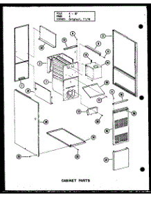 Cabinet Parts (Gh80de-2 / P6324-26F) (Gh105e-R3 / P96324-27F) (Gh120e-R3 / P96324-28F) (Gh140e-R4 / P96324-29F) (Gh160e-R4 / P96324-30F) (Gh200e-R4 / P96324-31F) parts for Amana Furnace GC80DF/P96331-13F from AppliancePartsPros.com