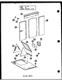 Filter Parts (Gc65df-2 / P96382-9F) (Gc80df / P96382-10F) (Gc80df-3 / P96382-11F) (Gc105df / P96382-12F) (Gc105df-3 / P96382-13F) (Gc120df / P96382-14F) (Gc120df-3.5 / P96382-15F) (Gc140df-4 / P96382-16F) parts for Amana Furnace GC80DF/P96331-21F from AppliancePartsPros.com