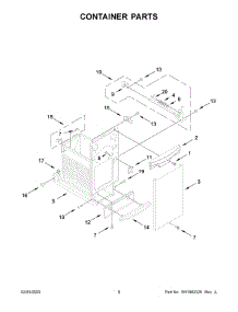 Container Parts parts for Whirlpool Trash Compactor GC900QPPQ7 from AppliancePartsPros.com