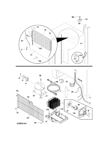 System parts for Gibson Upright Freezer GCBM18FQWA from AppliancePartsPros.com