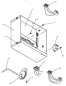 Control Box Assembly & Components parts for Amana Furnace GCC090C50C/P1161805F from AppliancePartsPros.com