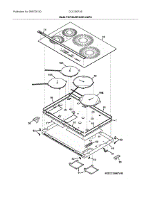 Main Top / Surface Units parts for Frigidaire Electric Cooktop GCCI3067ABA from AppliancePartsPros.com