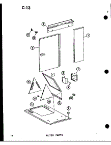 Filter Parts parts for Amana Furnace GCE105DM-3/P96597-5F from AppliancePartsPros.com
