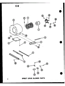 Direct Drive Blower Parts parts for Amana Furnace GCE105DM/P96597-4F from AppliancePartsPros.com