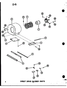Direct Drive Blower Parts (Gc65dm-2 / P96523-1F) (Gc80dm-3 / P96523-2F) (Gc105dm-3 / P96523-3F) (Gc120dm-3.5 / P96523-4F) (Gc140dm-4 / P96523-5F) parts for Amana Furnace GCE120DM/P96525-6F from AppliancePartsPros.com