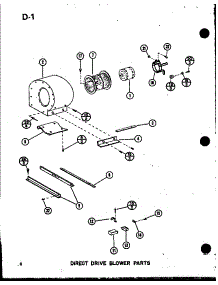 Direct Drive Blower Parts (Gce65dn-2 / P68837-1F) (Gce80dn / P68837-2F) (Gce80dn-3 / P68837-3F) (Gce105dn / P68837-4F) (Gce105dn-3 / P68837-5F) (Gce120dn / P68837-6F) (Gce120dn-3.5 / P68837-7F) parts for Amana Furnace GCE120DN-3.5/P68837-7F from AppliancePartsPros.com