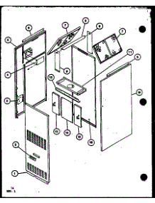(Gcx75 / P6960201f) (Gcx105 / P6960202f) (Gcx135 / P6960203f) (Gcx75a / P6960204f) (Gcx105a / P6960205f) (Gcx125a / P6960206f) parts for Amana Furnace GCE1254/P6958909F from AppliancePartsPros.com