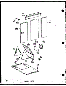 Filter Parts (Gce80dj-3 / P96491-1F) (Gce105dj-3 / P96491-2F) (Gce120dj-3.5 / P96491-3F) (Gce65dj-2 / P96491-4F) (Gce65dj / P96491-5F) (Gce80dj / P96491-6F) (Gce105dj / P96491-7F) (Gce120dj / P96491-3F) parts for Amana Furnace GCE65DJ-2/P96491-4F from AppliancePartsPros.com